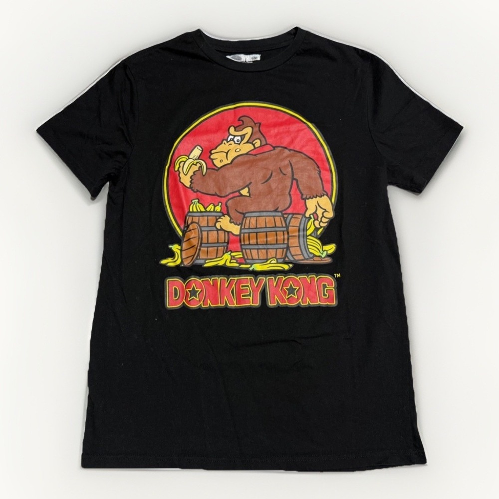 Nintendo Donkey Kong Graphic‎ Tee Mens M Black Hybrid Apparel